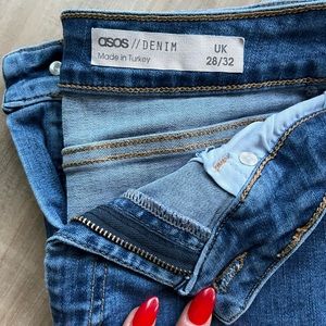 Asos shaper blue wash skinny Jean